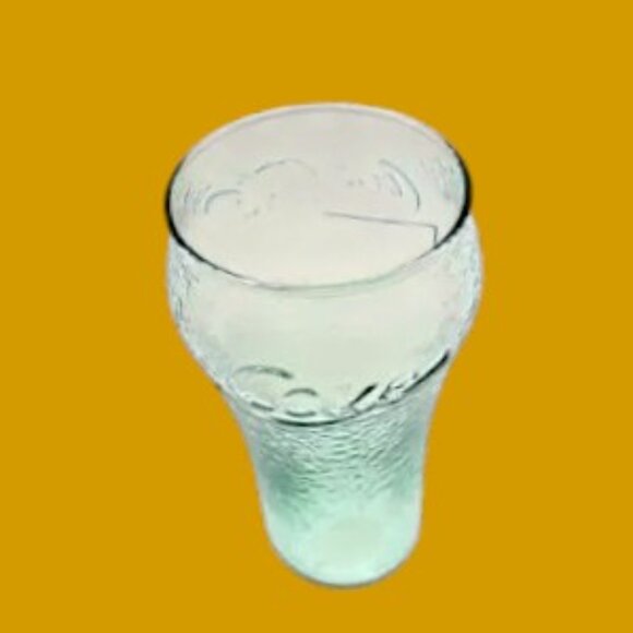 Vintage Green Pebbled Classic Coca Cola Bell Glass - Picture 4 of 6